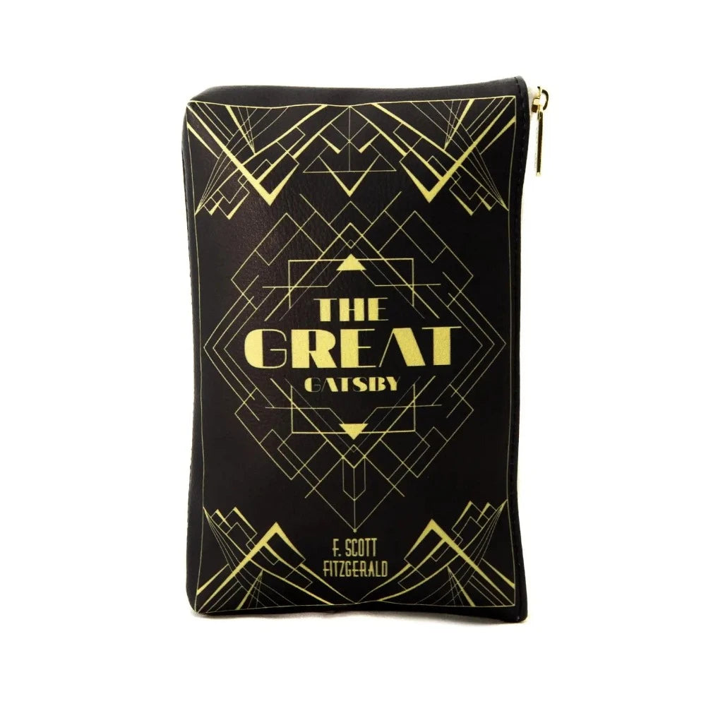 Great Gatsby Book Art Crossbody + Portefeuille {plusieurs styles}