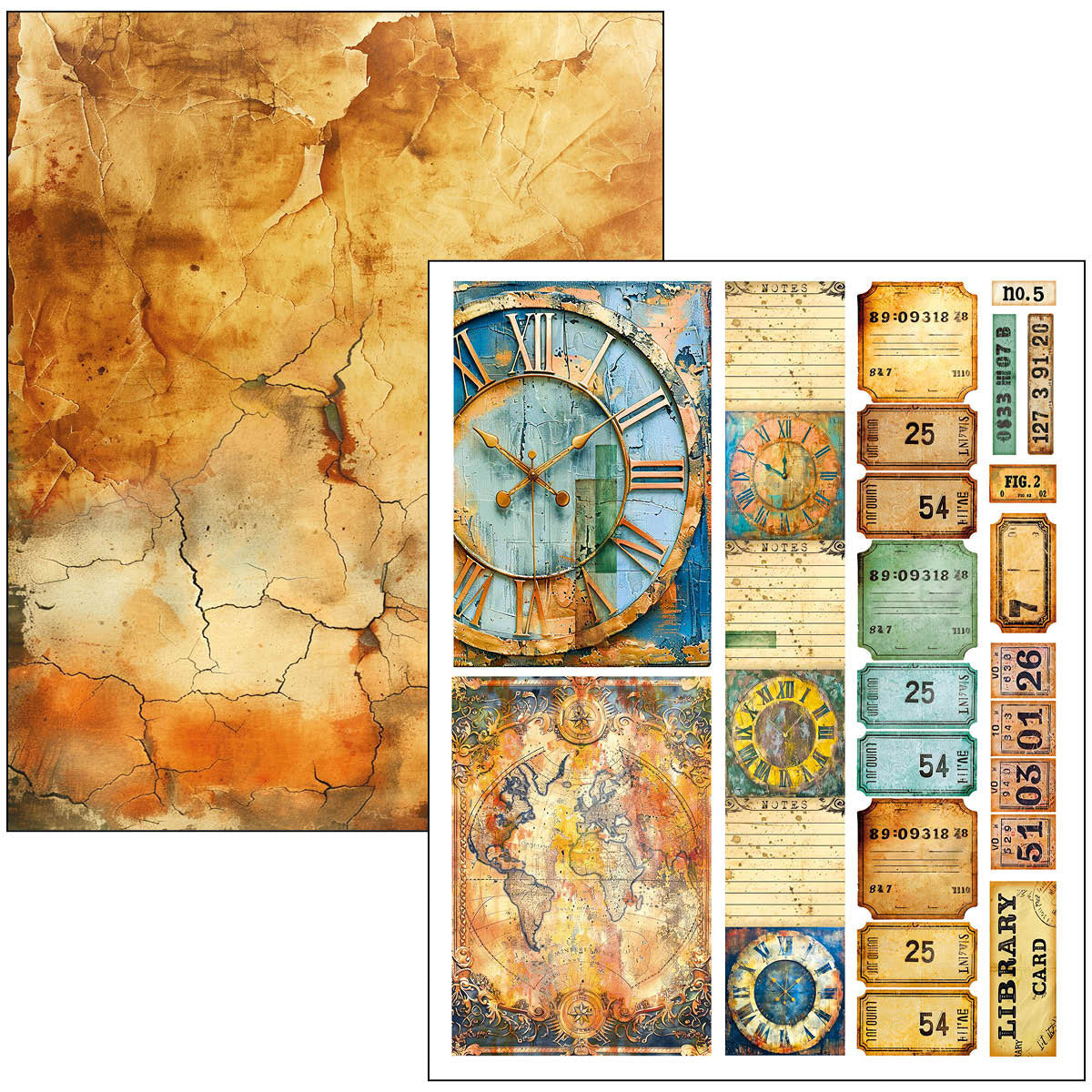 {back soon!} Past Time A4 Maxi Mixed Media Book