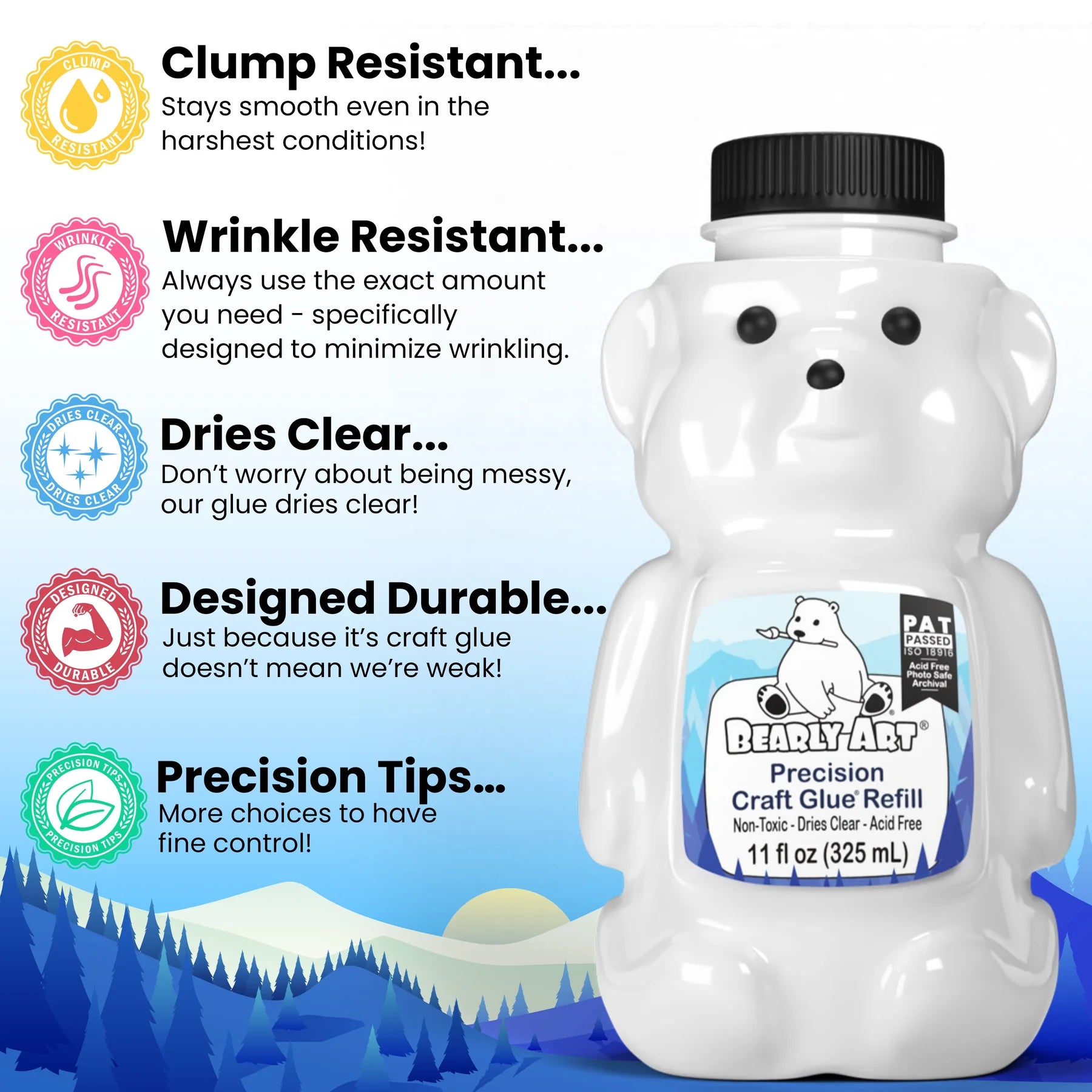 {coming soon!} Bearly Art Precision Craft Glue | The Refill