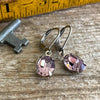 Light Amethyst Vintage Swarovski Earrings