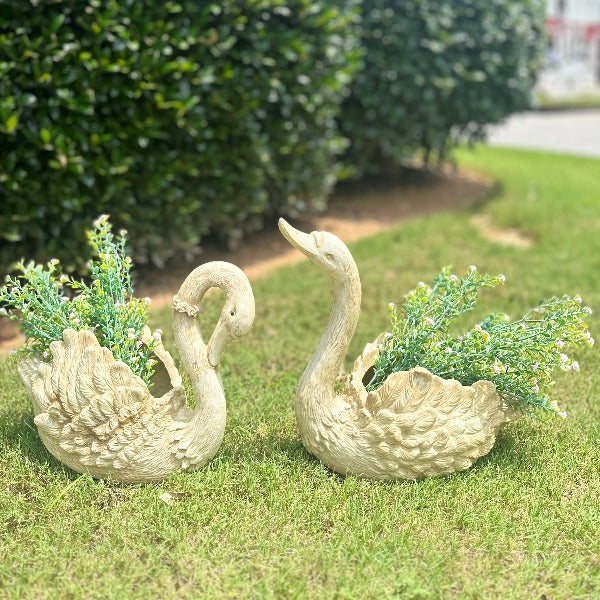 Swan Planters
