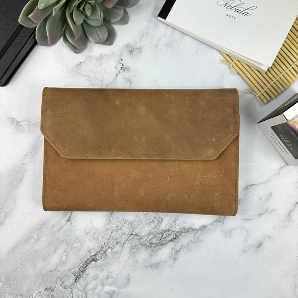 Leather 12-Pen Penfolio Clutch