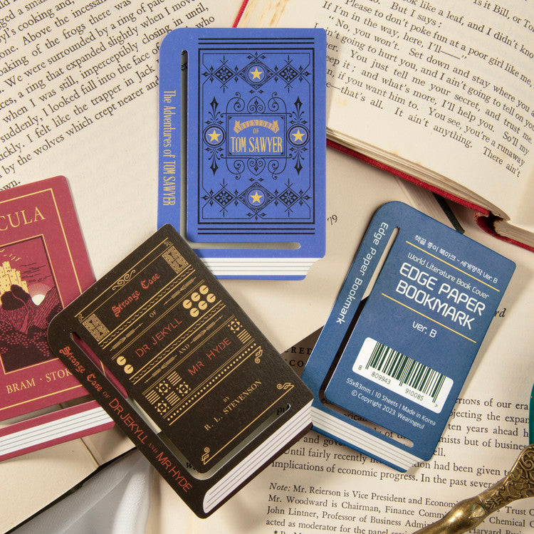 World Literature Edge Paper Bookmarks