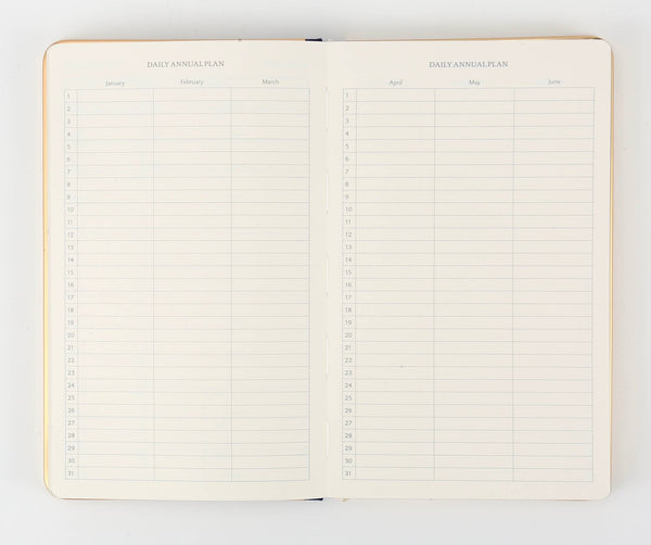 Green Monaco A6 Undated Personal Planner