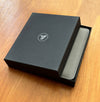 Black Vegan Leather Zippered Portfolio Ruled Notebook