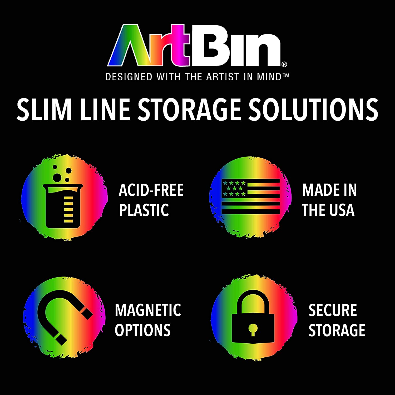ArtBin Slimline 6-Compartment Box