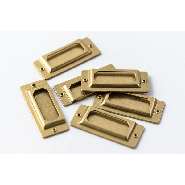 Traveler’s Company Brass Label Plates