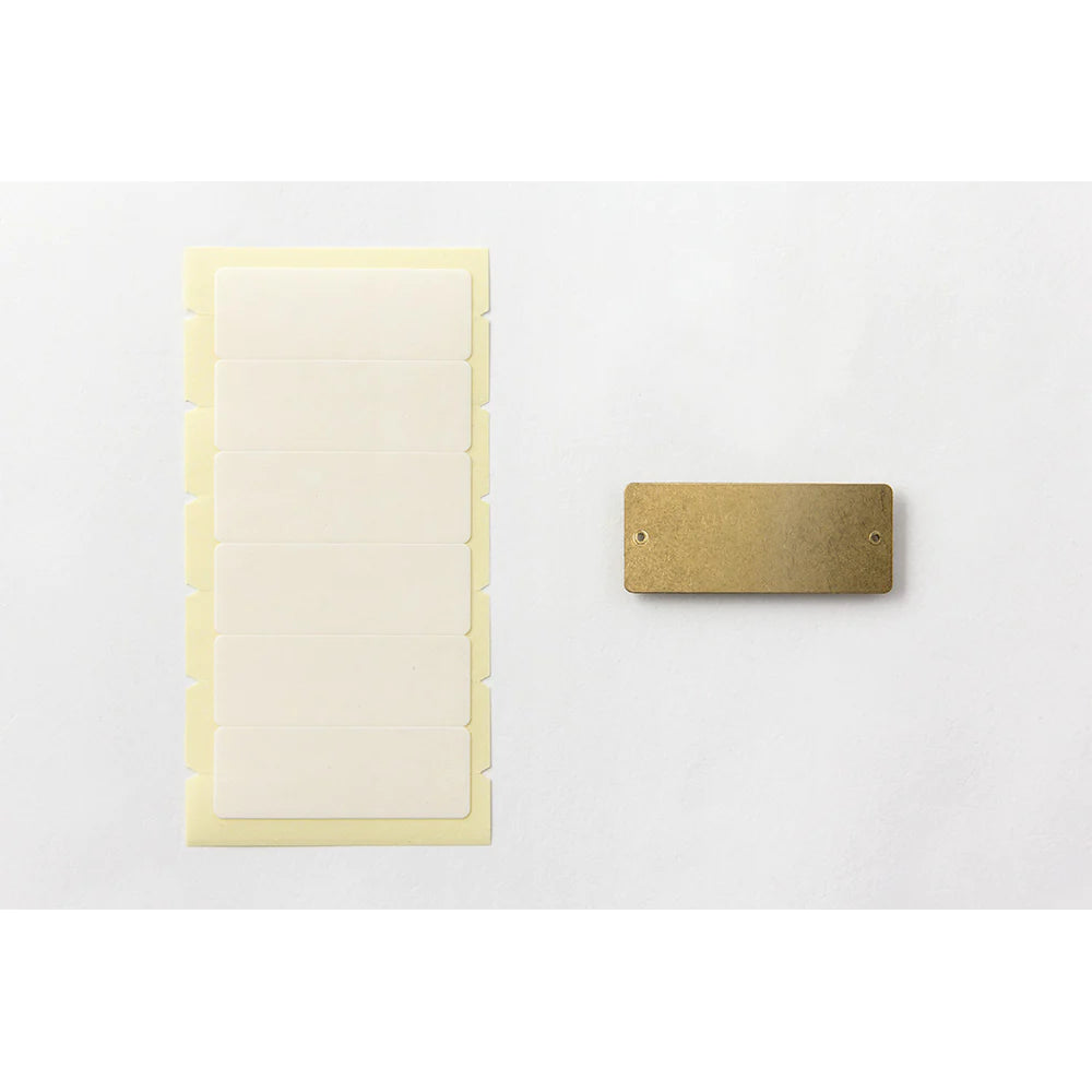 Traveler’s Company Brass Label Plates