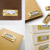 Traveler’s Company Brass Label Plates