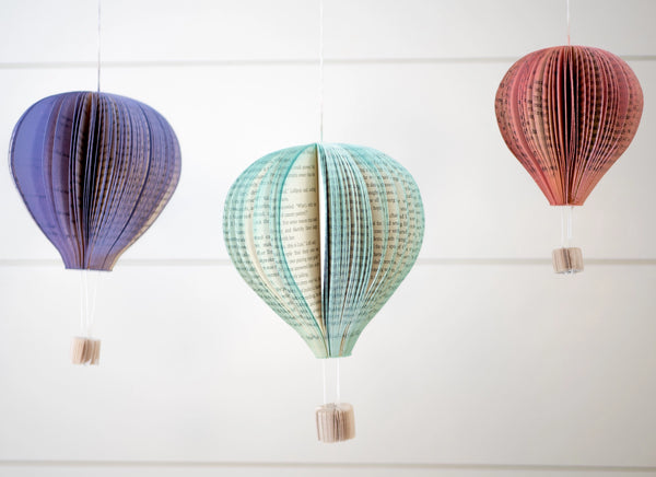 Décor de livre de montgolfière-Décor de fête-Thème d'aventure