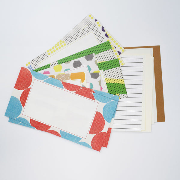 Midori Letter Set | Pattern 762: Geometric