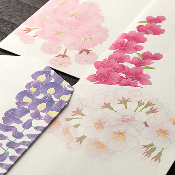 Midori Envelopes | No. 126: Spring Flowers & Trees