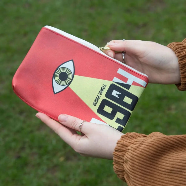 Sac à main Book Art d’Orwell 1984 + Portefeuille {plusieurs tailles}