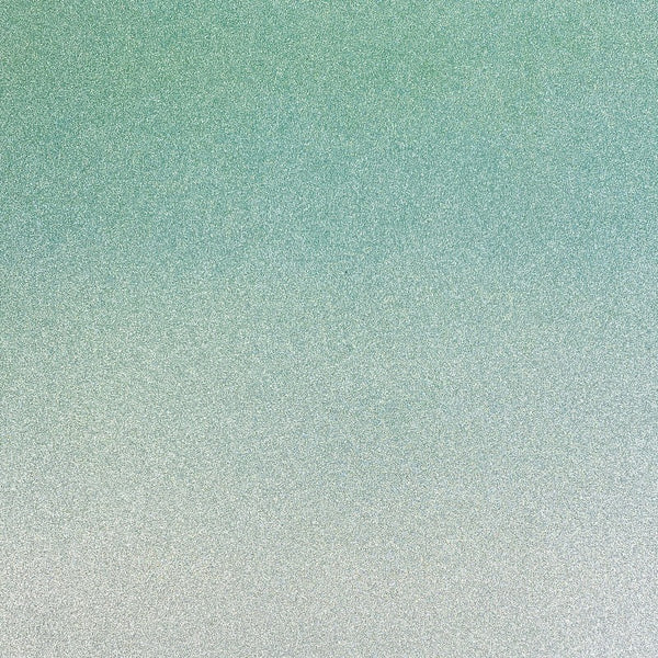 Opalescent Ombre Green Glitter Cardstock | 8.5x11 {5/pk}