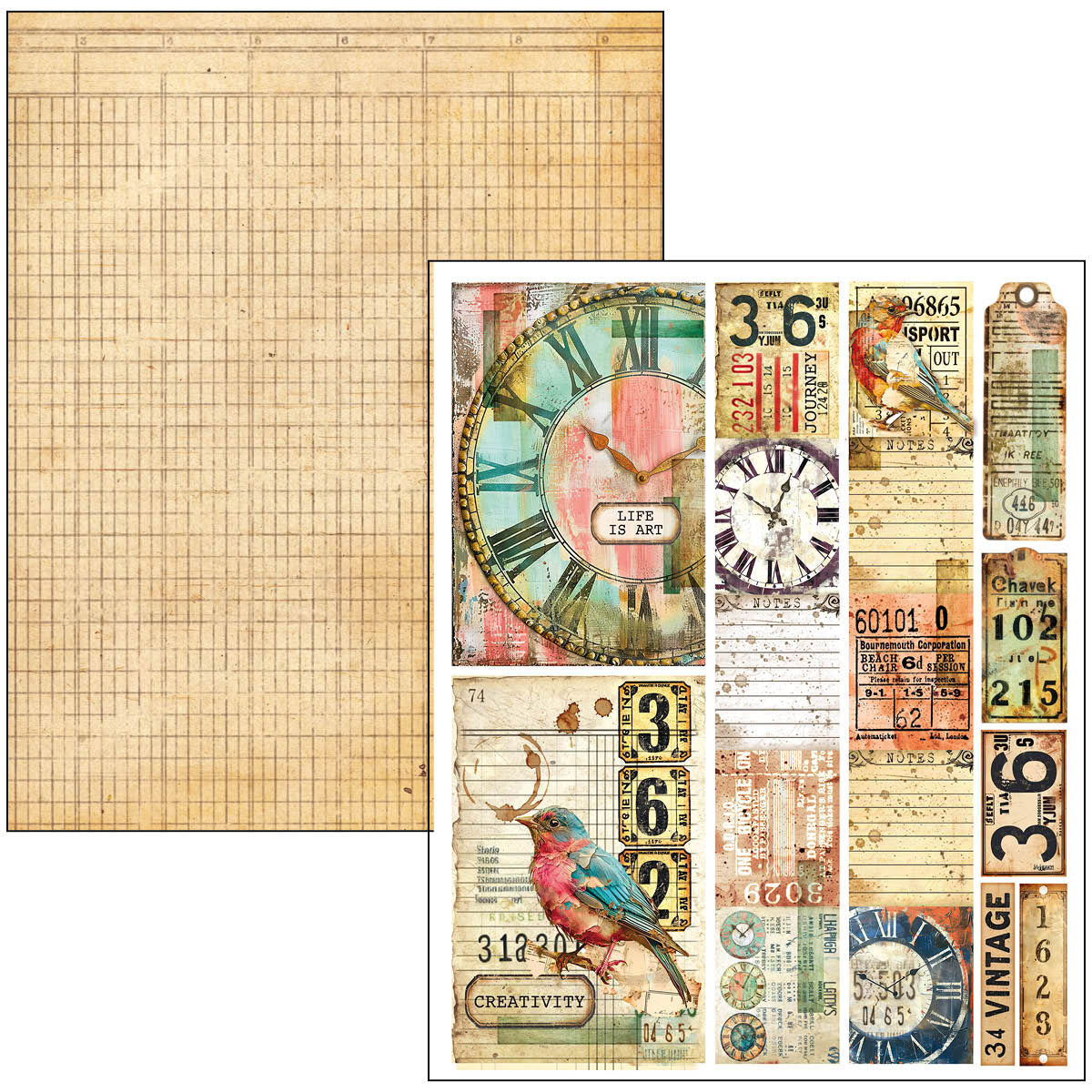 {back soon!} Quintessential A4 Maxi Mixed Media Book