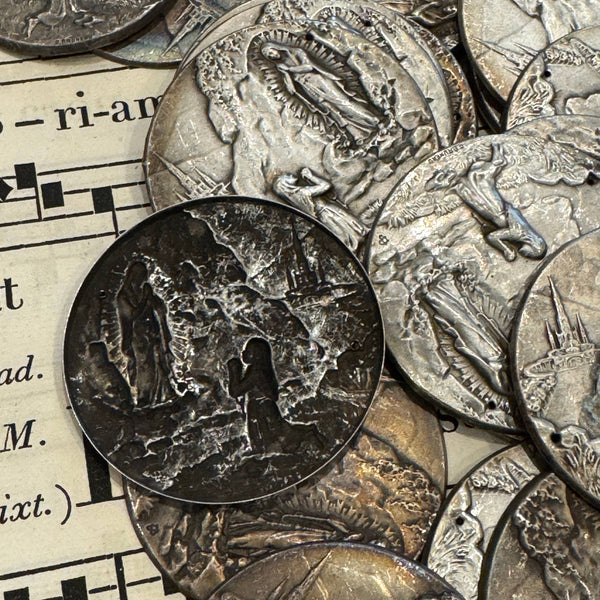 Antique/Vintage Silver Metal Pieces from Lourdes