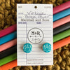 Turquoise Vintage Book Cover Post Earrings