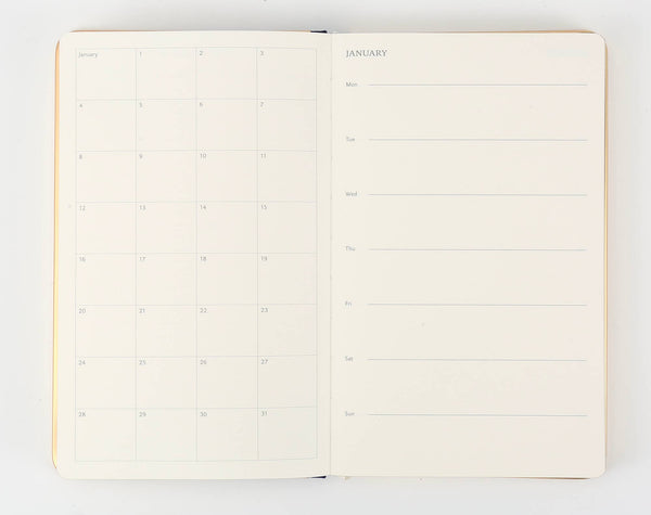Purple Suede A6 Monaco Undated Personal Planner