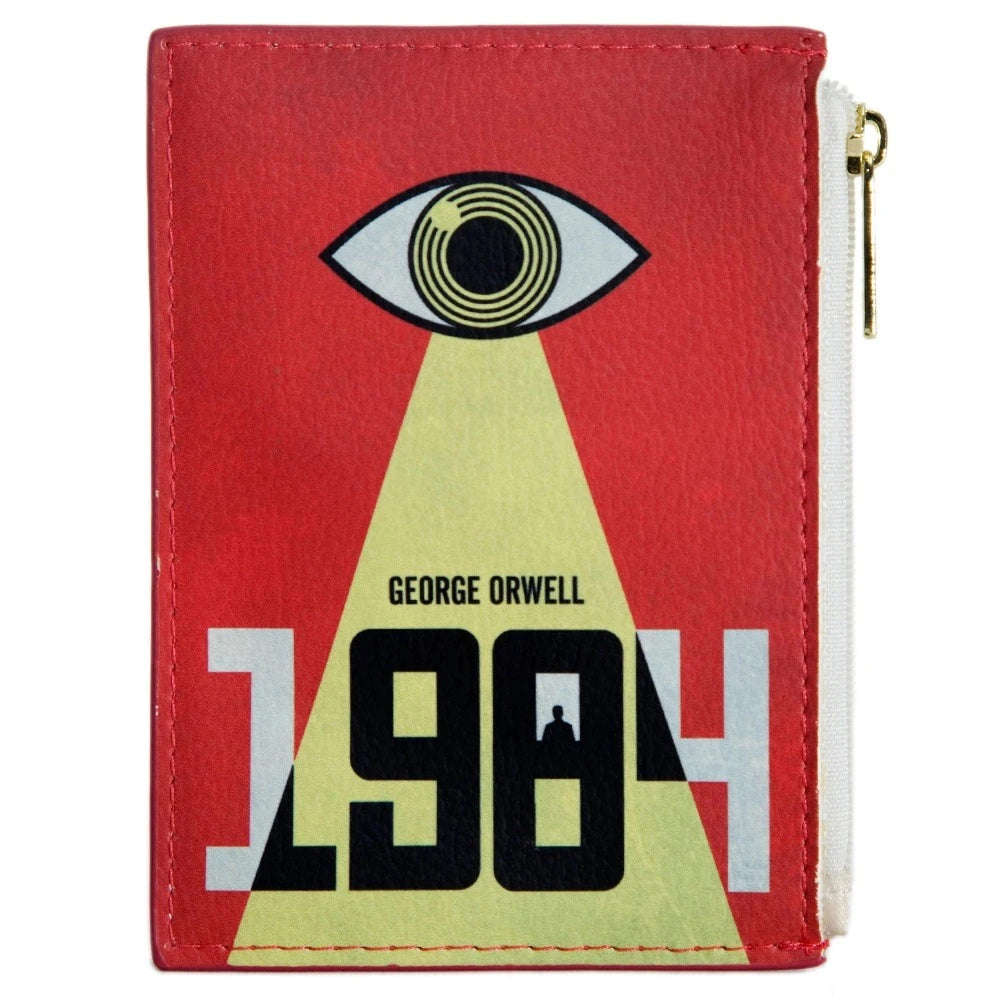 Orwell's 1984 Book Art Coin Purse