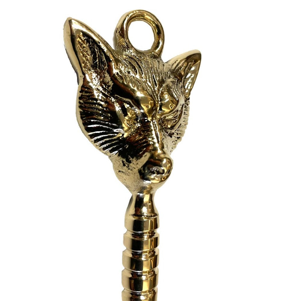 Solid Brass Fox Letter Opener