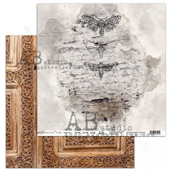Rustical Time 12x12 Scrapbook Paper Collection