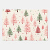 Vintage Pink Christmas Wrapping Paper Trio
