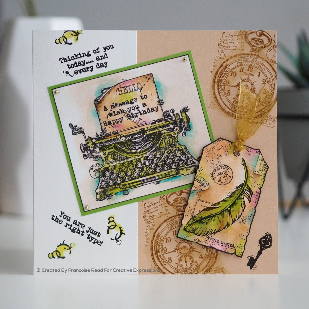 Small Paper Tag Clear Stamp