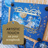 Antique Brass Stamped Metal Brads