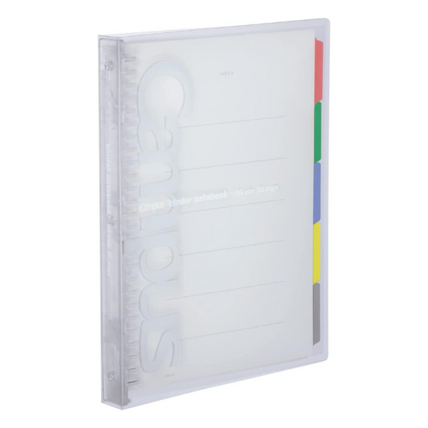 Campus B5 Loose Leaf Slide Binder | Clear