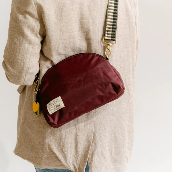 Hopper Wine Nylon + Geo Webbed Strap {clearance}
