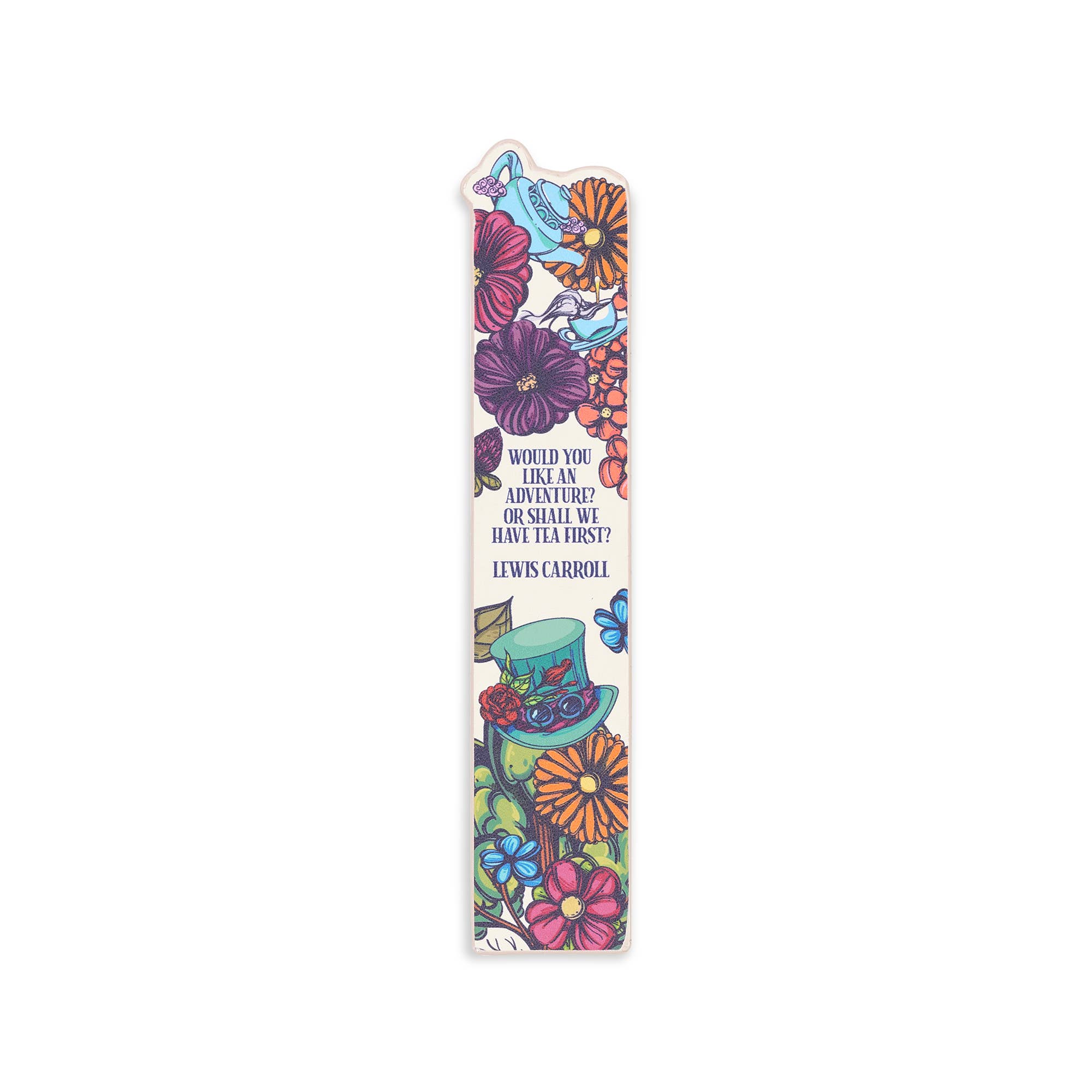 Floral Nonsense Alice in Wonderland Bookmark