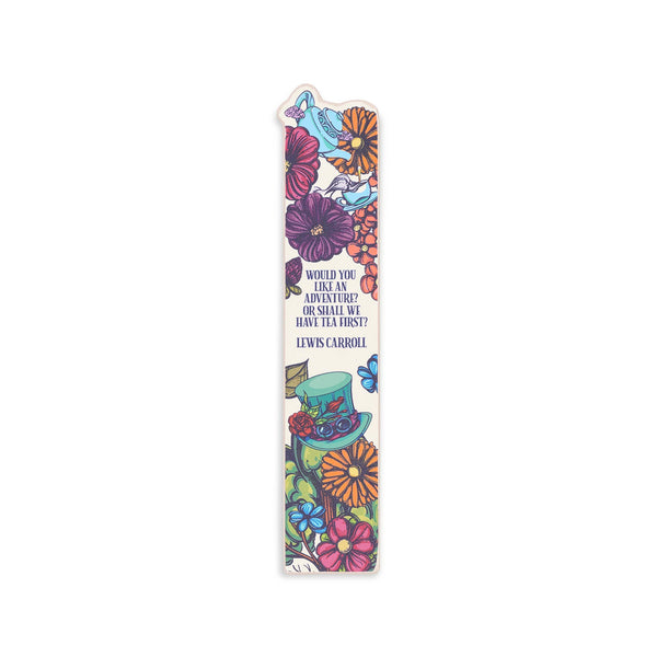 Floral Nonsense Alice in Wonderland Bookmark