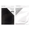 Black High Gloss Mirror Cardstock | 8.5x11 {5/pk}