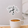 I Will Cut You Sticker