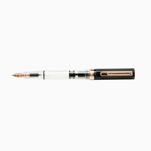{back soon!} Smoke + Rose Gold Eco Fountain Pen