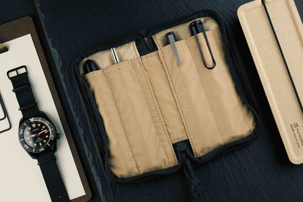 Quattro Zippered Pen Case