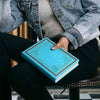 Teal Antiqued Vegan Leather Journal