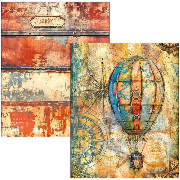 {back soon!} Past Time A4 Maxi Mixed Media Book