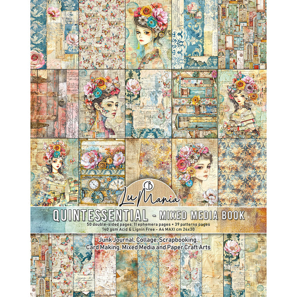 Quintessential A4 Maxi Mixed Media Book