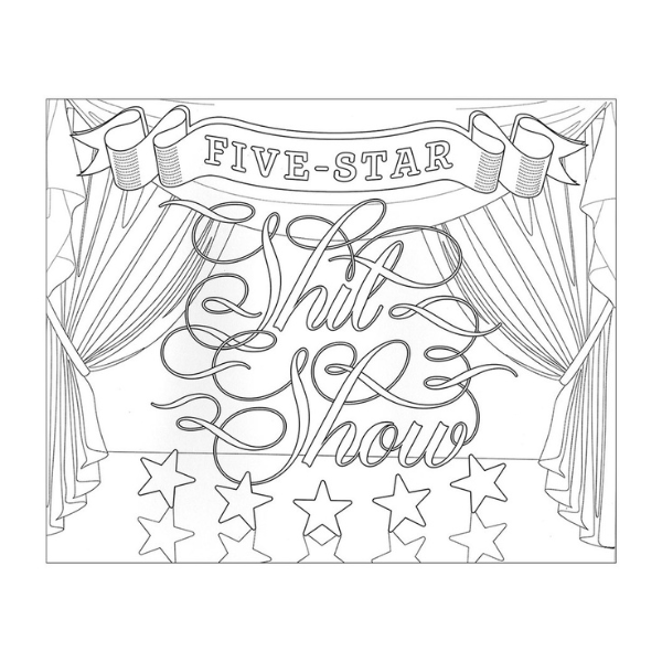Putain de livre de coloriage génial