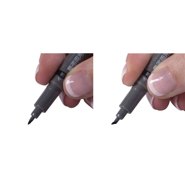 z<oos> Stylo pinceau Fudenosuke double pointe {noir/gris}</oos>