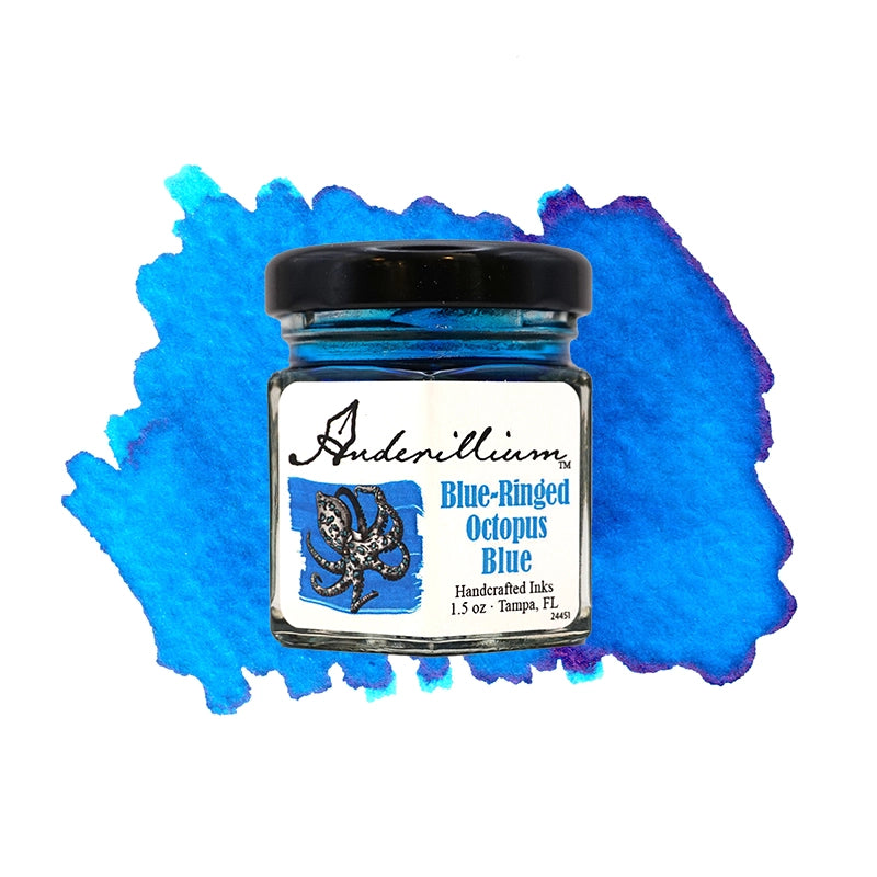Encre de poulpe aux anneaux bleus