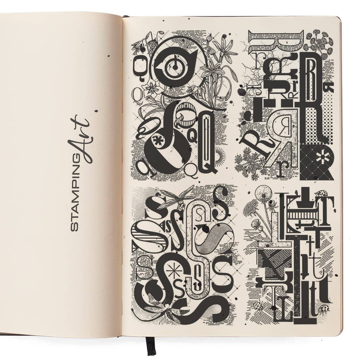 Design Letters 6x8 Clear Stamp Sets | Bad Girls