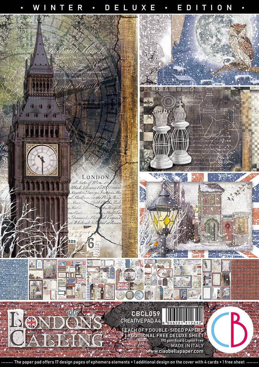 London's Calling A4 Creative Pad {clearance}