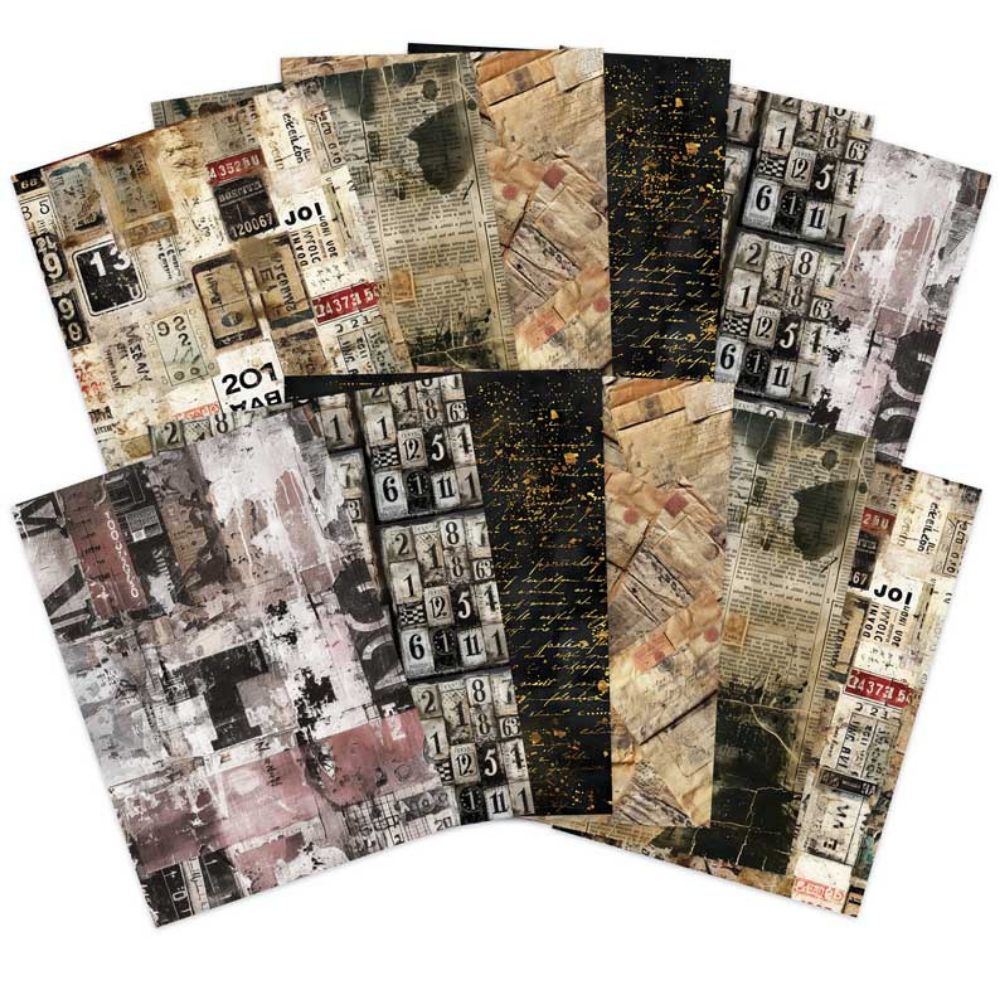 Terrific Typography A4 Designer Cardstock Pack