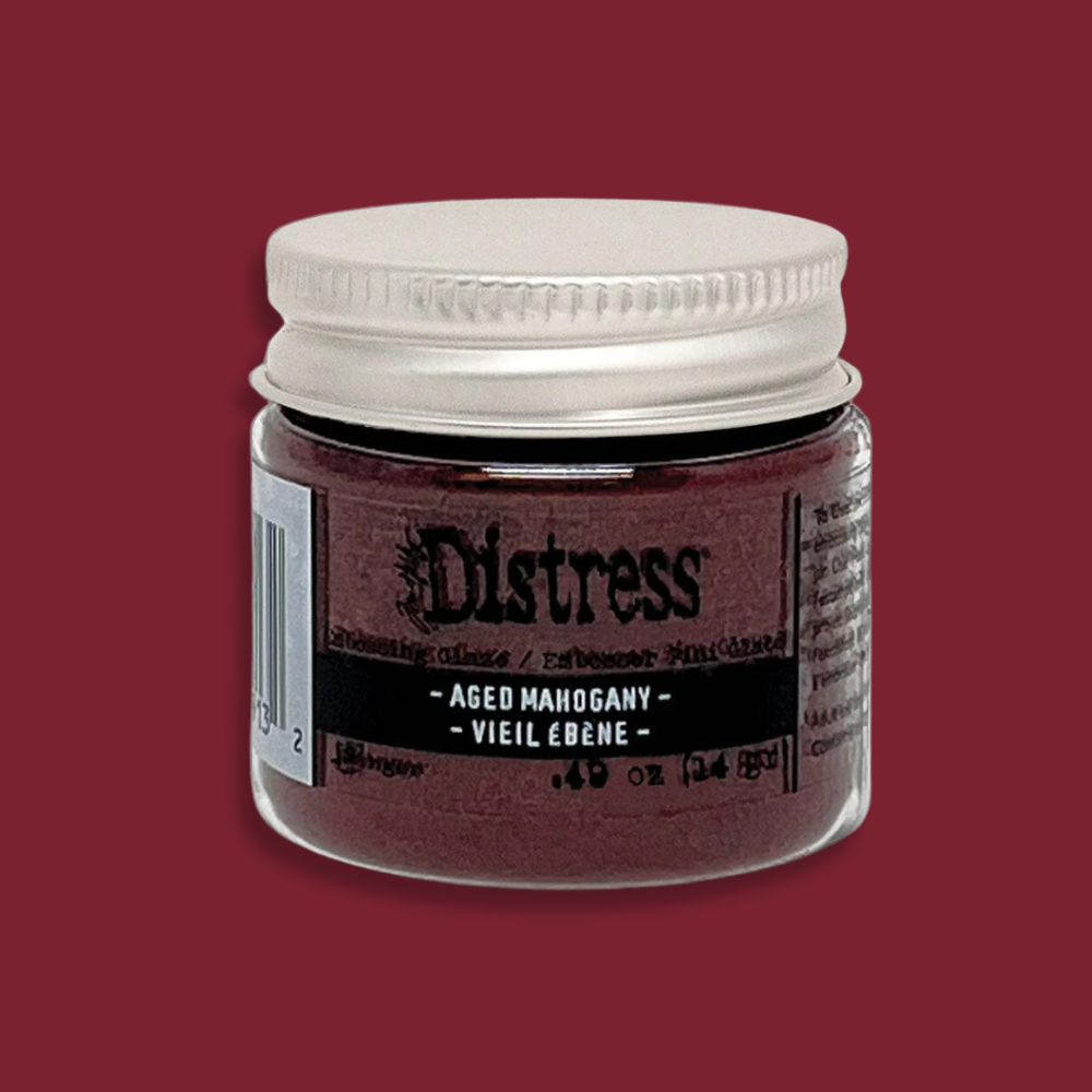 #13 Aged Mahogany Distress Embossing Glaze
