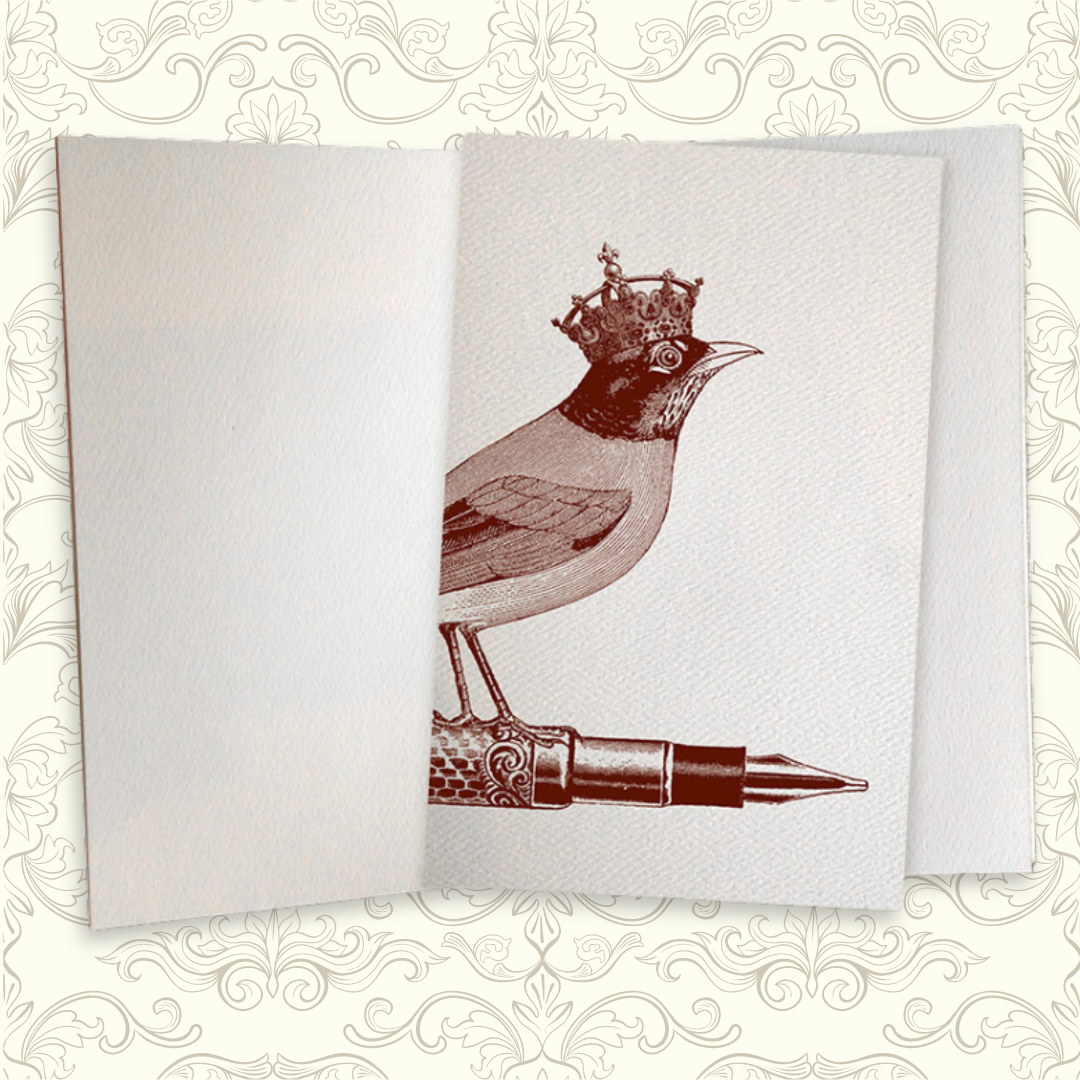 Monsieur écrit beaucoup de journal de poche