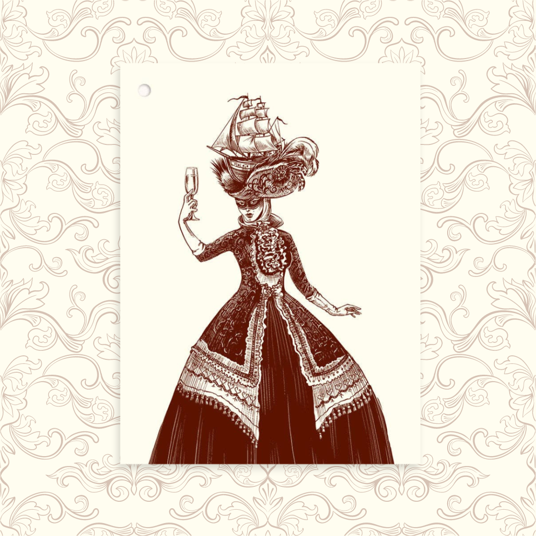 Venetian Carnival Gift Tags