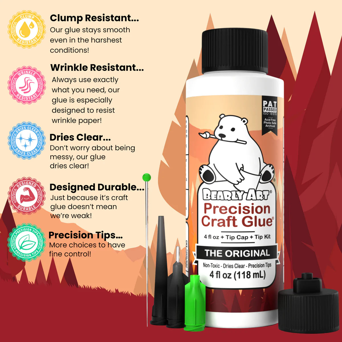The Original w/ Special Edition Keepsake Box | Bearly Art Precision Craft Glue