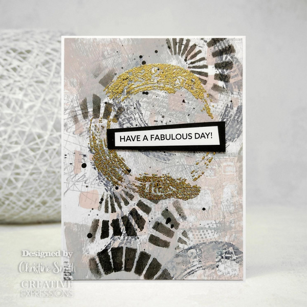 Coffee Print 3x3 Rubber Stamp | Andy Skinner
